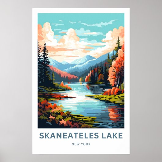 Poster Skaneateles Lake New York (Devant)