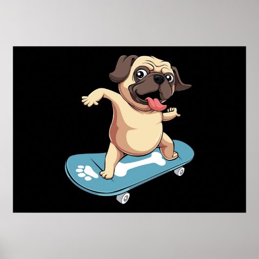 Poster Skate board Carlin Skateboard (Devant)