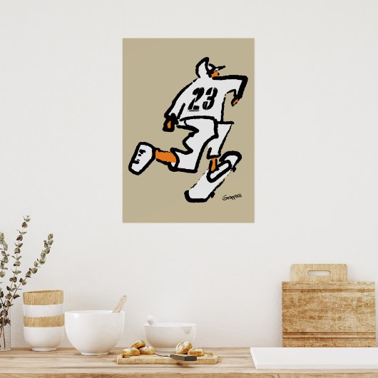 Poster "Skateboard" (Cuisine)