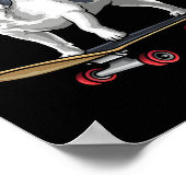 Poster Skateboard Bulldog (Coin)