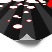 Poster skateboard : bulles : (Coin)