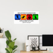 Poster Skateboard cool C'Est Un Mode De Vie (Bureau à domicile)