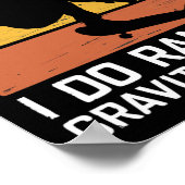 Poster Skateboard I Don't Crash I Do Random Gravity Check (Coin)