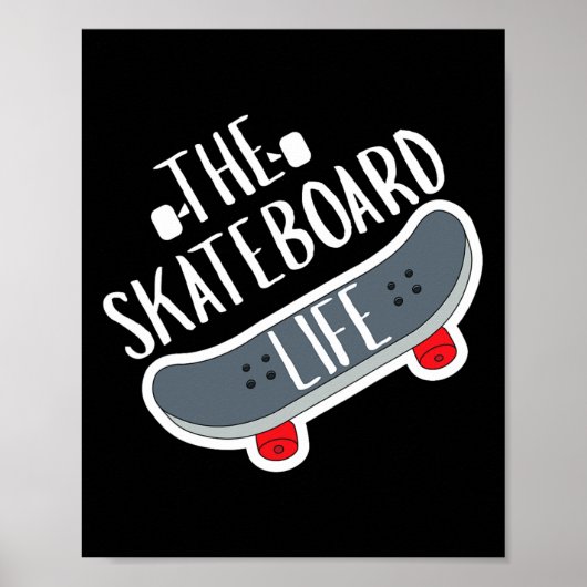 Poster Skateboard Life - Cool (Devant)