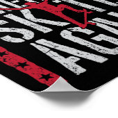 Poster Skateboard Make America Skate Again Funny Skateboa (Coin)