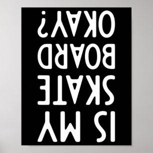 Poster Skateboard pour hommes skater skateboard skate