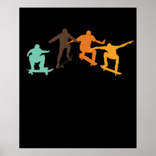 Poster Skateboard Retro Skateboard Skateboard Skateboard