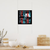 Poster Skateboard - Skateboard Funny Park Bench (Cuisine)