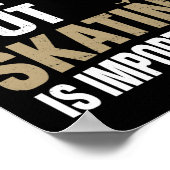 Poster Skateboard Skateboard L'Éducation Est Importante M (Coin)