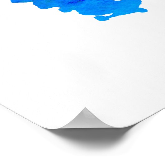 Poster Skateboarder Paint Splash (Coin)