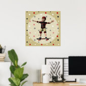 Poster Skateboardeur (Bureau à domicile)
