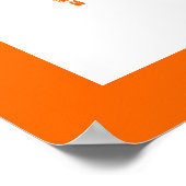 Poster Skateboardeur sur son skateboard personnalisé (Coin)