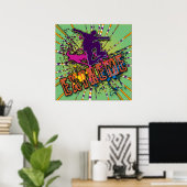 POSTER SKATEBOARDS EXTRÊME (Bureau à domicile)