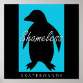 Poster Skateboards sans honte (Devant)