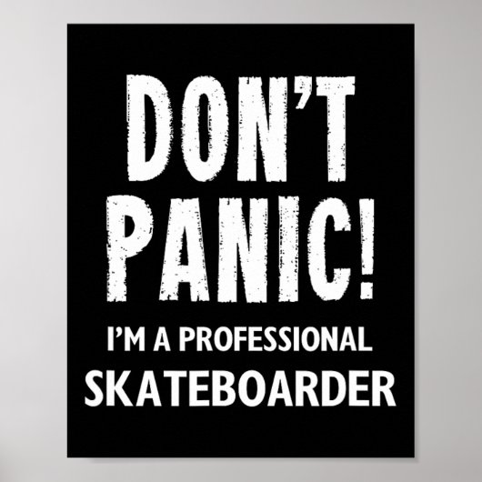 Poster Skateur  (Devant)