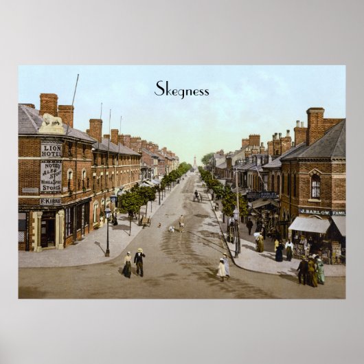 Poster Skegness, Angleterre (1900) (Devant)