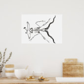 Poster Skeletal Baphomet (Cuisine)
