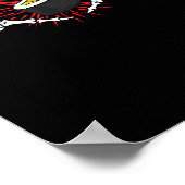 Poster Skeleton Coeur main Lazy do-it-yourself Costume d' (Coin)