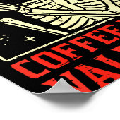 Poster Skeleton Coffee Is My Valentine Funny Valentines D (Coin)