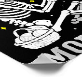 Poster Skeleton Crochet Crafter Tee Just One More Row  (Coin)