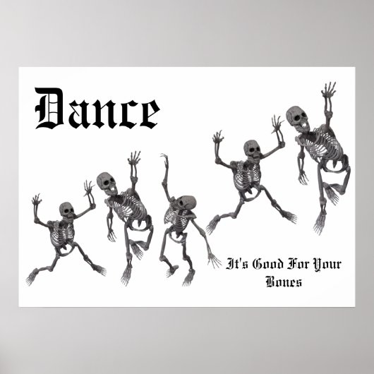 Poster Skeleton Dance (Devant)