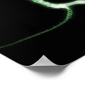 POSTER SKELETON DE CHIEN À POIVRE X-RAY - VERT (Coin)