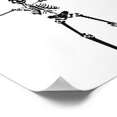 Poster Skeleton d'Halloween (Coin)