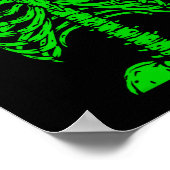 Poster Skeleton Green Rib Cage Costume d'os Halloween Gra (Coin)
