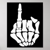 Poster Skeleton Groom Mariage vient de se marier Éffrayan (Devant)