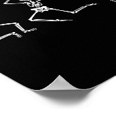 Poster Skeleton Halloween Pickleball (Coin)