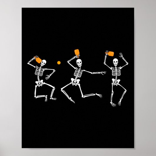 Poster Skeleton Halloween Picklell (Devant)
