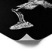 Poster Skeleton Halloween Sketll Player Sketller Dunking (Coin)