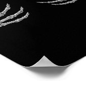 Poster Skeleton Hands Women - Halloween Rock Band Éffraya (Coin)