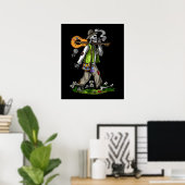 Poster Skeleton Hippie (Bureau à domicile)