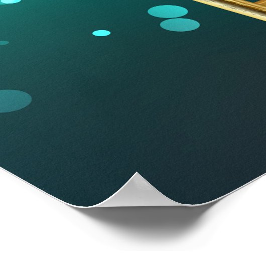 Poster Skeleton Keys on Green Background (Coin)