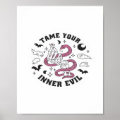 Poster Skeleton Main Making Heart (Devant)