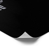 Poster Skeleton Mains Coeur mignon (Coin)