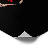 Poster Skeleton Mains Femmes Skeleton Mains Halloween (Coin)