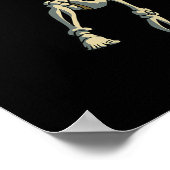 Poster Skeleton Muay Thai Kick Boxe Mixed martial art Fun (Coin)