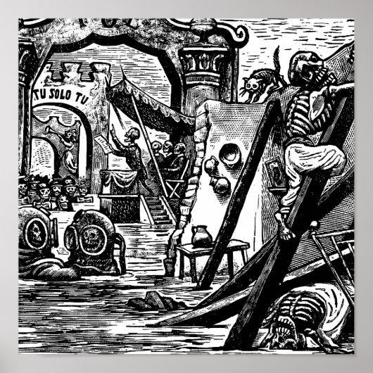 Poster Skeleton Pirates vers 1951 (Devant)