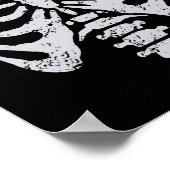 Poster Skeleton Rib Cage Fleur Easy Halloween Costume (Coin)