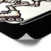 Poster Skeleton Roller Halloween Skater (Coin)