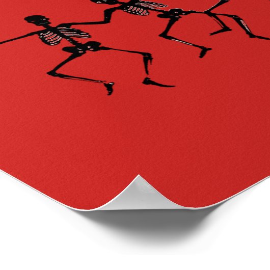 Poster Skeletons dansants Halloween Thunder_Cove (Coin)