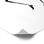 Poster Skeletons Danse comme personne ne regarde Hallowee (Coin)