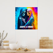 Poster Skeletons enveloppés dans un arc-en-ciel personnal (Cuisine)