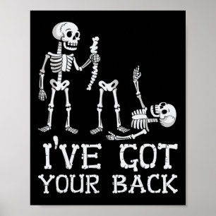 Poster Skeletons Halloween J'Ai Votre Costume Ck Hommes Q