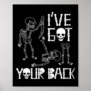 Poster Skeletons Halloween J'Ai Votre Costume Ck Hommes Q