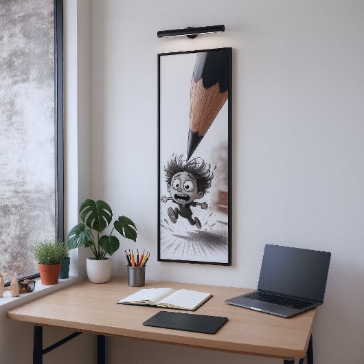 Poster Sketch Comes to Life - Creative Anxiety Drawing