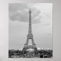Sketch tour Eiffel noir et blanc