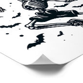 Poster Sketell Skeleton Halloween Skeleton Skeleton Playe (Coin)